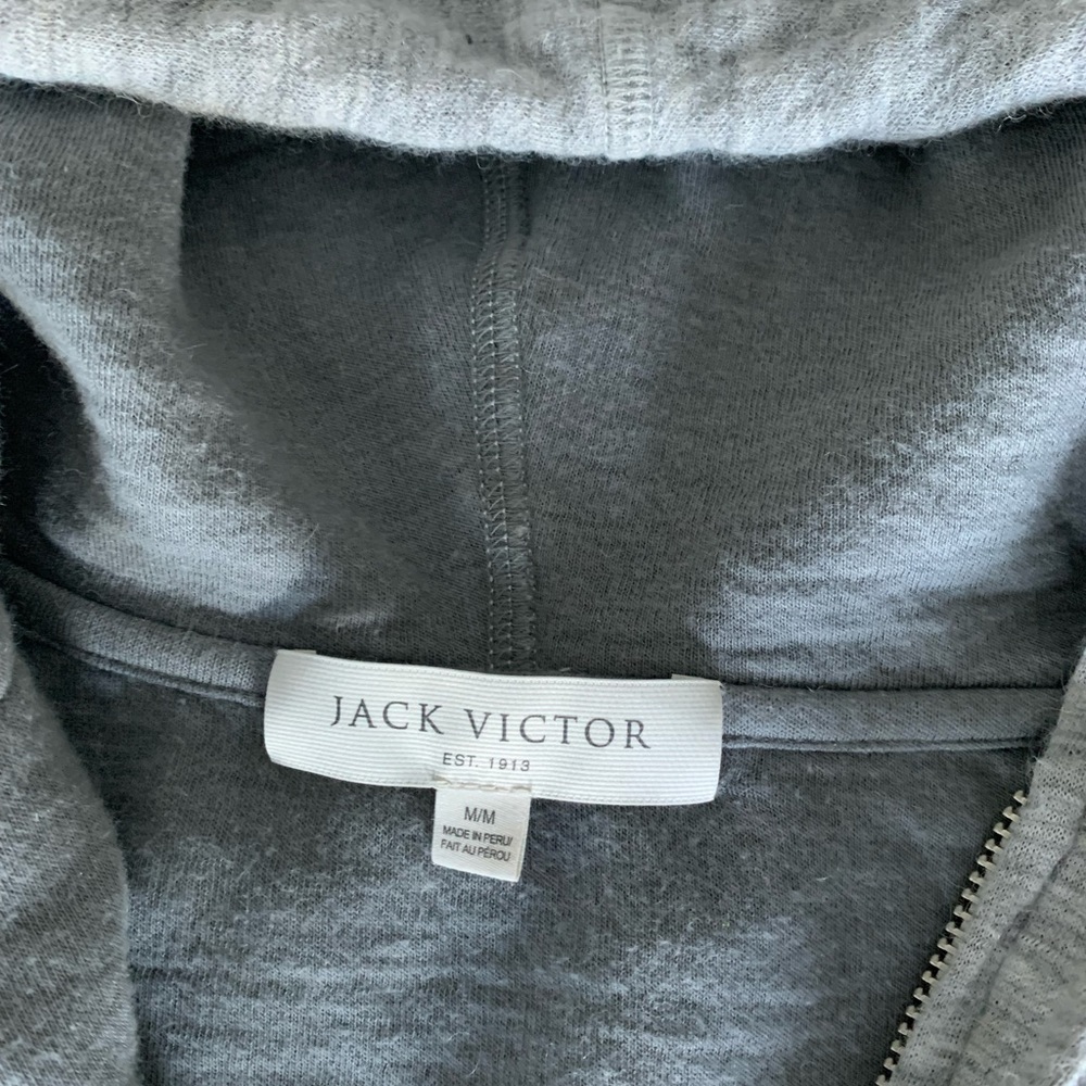 Stylish Jack victor grey zipped jacket.
